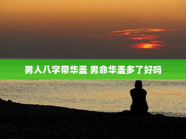 男人八字带华盖 男命华盖多了好吗