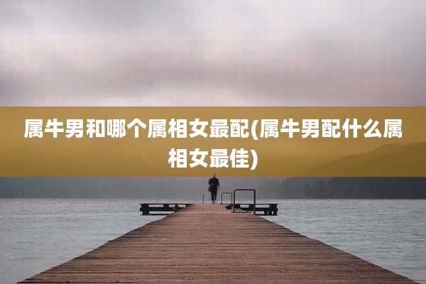 属牛男和哪个属相女最配(属牛男配什么属相女最佳)