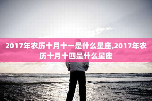 2017年农历十月十一是什么星座,2017年农历十月十四是什么星座