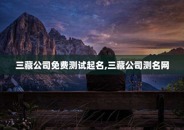三藏公司免费测试起名,三藏公司测名网