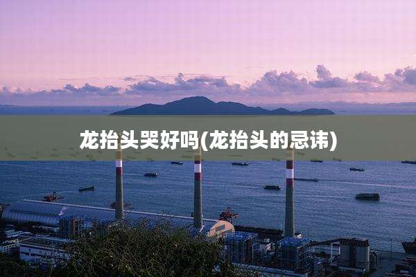 龙抬头哭好吗(龙抬头的忌讳)