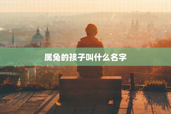 属兔的孩子叫什么名字