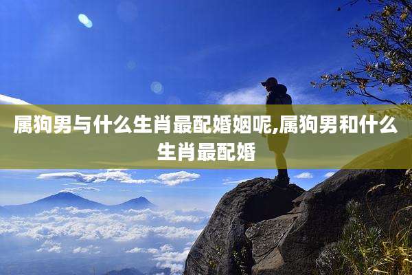 属狗男与什么生肖最配婚姻呢,属狗男和什么生肖最配婚