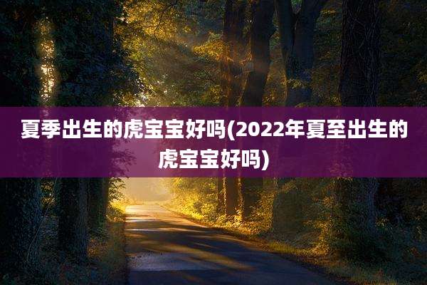 夏季出生的虎宝宝好吗(2022年夏至出生的虎宝宝好吗)