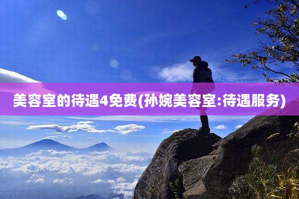 美容室的待遇4免费(孙婉美容室:待遇服务)