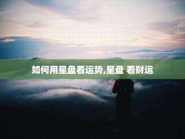 如何用星盘看运势,星盘 看财运