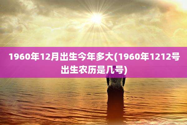 1960年12月出生今年多大(1960年1212号出生农历是几号)