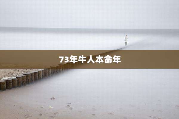 73年牛人本命年