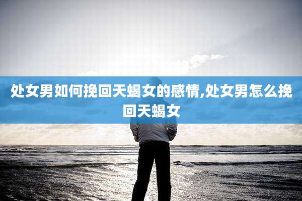 处女男如何挽回天蝎女的感情,处女男怎么挽回天蝎女
