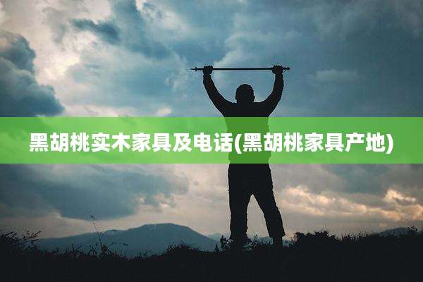 黑胡桃实木家具及电话(黑胡桃家具产地)