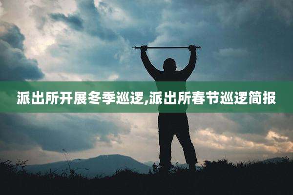 派出所开展冬季巡逻,派出所春节巡逻简报