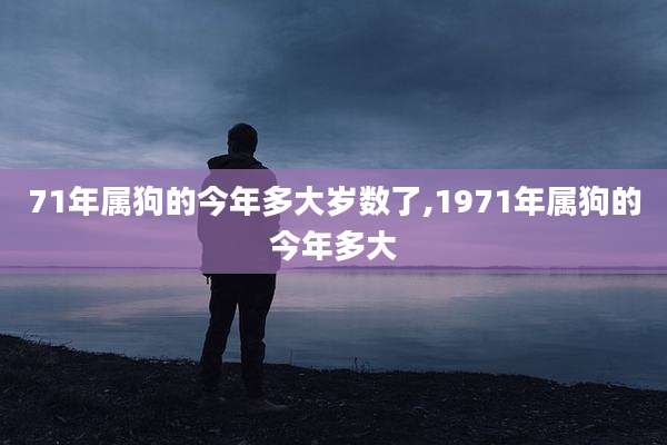 71年属狗的今年多大岁数了,1971年属狗的今年多大