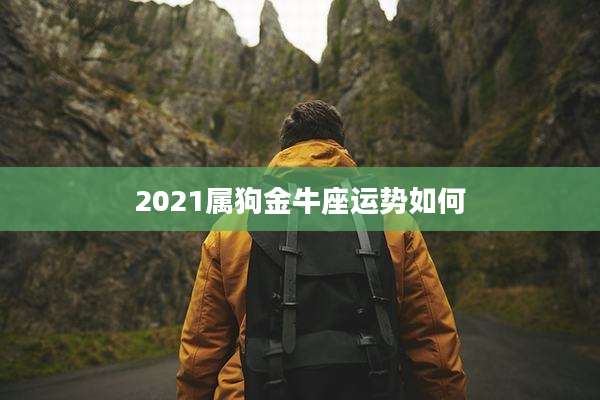 2021属狗金牛座运势如何