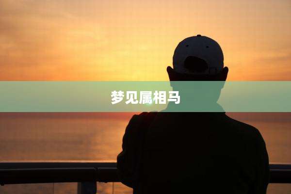 梦见属相马