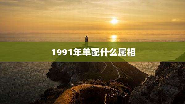 1991年羊配什么属相