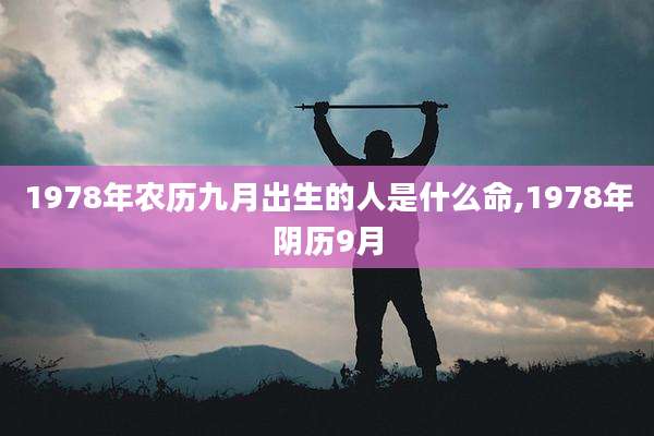 1978年农历九月出生的人是什么命,1978年阴历9月