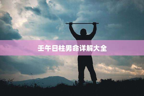 壬午日柱男命详解大全