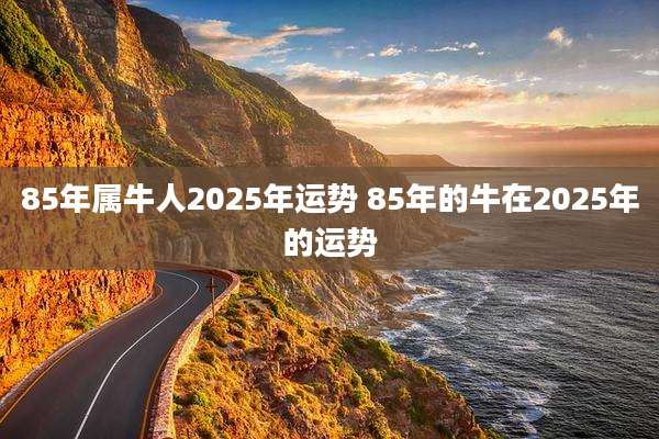 85年属牛人2025年运势 85年的牛在2025年的运势