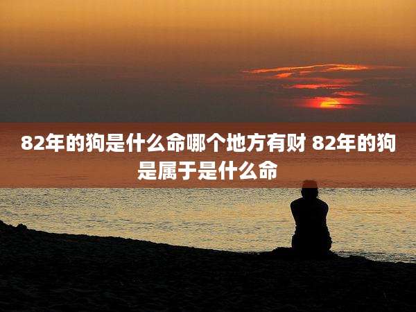 82年的狗是什么命哪个地方有财 82年的狗是属于是什么命