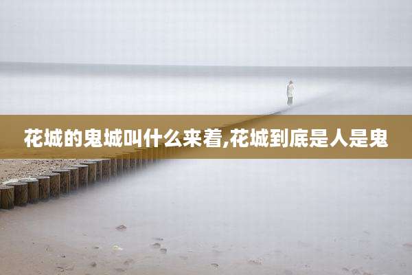 花城的鬼城叫什么来着,花城到底是人是鬼