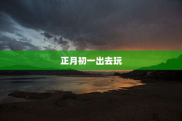正月初一出去玩