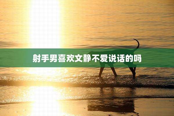 射手男喜欢文静不爱说话的吗
