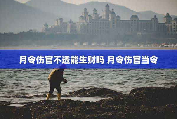 月令伤官不透能生财吗 月令伤官当令