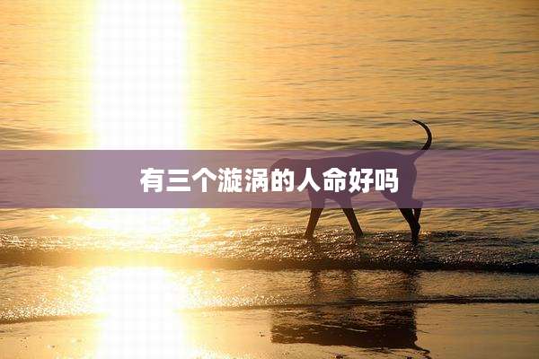 有三个漩涡的人命好吗