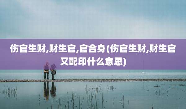 伤官生财,财生官,官合身(伤官生财,财生官又配印什么意思)