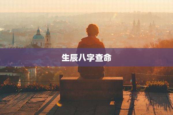 生辰八字查命