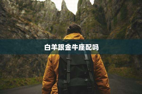 白羊跟金牛座配吗