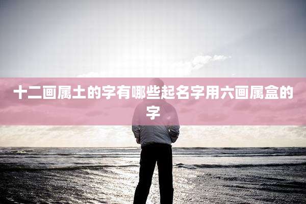 十二画属土的字有哪些起名字用六画属盒的字