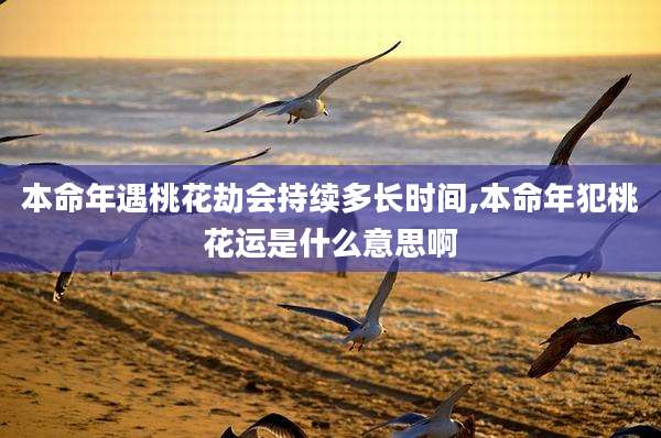 本命年遇桃花劫会持续多长时间,本命年犯桃花运是什么意思啊