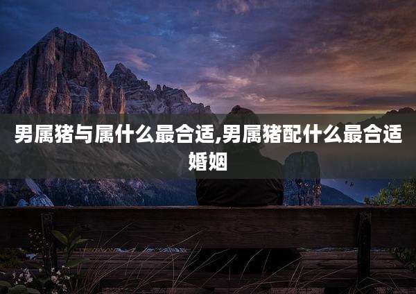 男属猪与属什么最合适,男属猪配什么最合适婚姻
