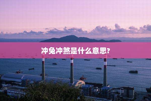冲兔冲煞是什么意思?