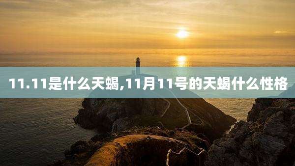 11.11是什么天蝎,11月11号的天蝎什么性格
