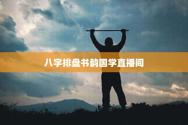 八字排盘书韵国学直播间