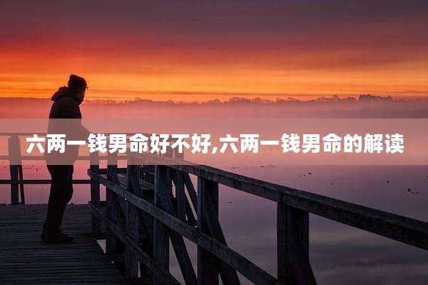 六两一钱男命好不好,六两一钱男命的解读