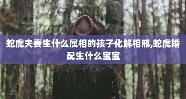 蛇虎夫妻生什么属相的孩子化解相邢,蛇虎婚配生什么宝宝