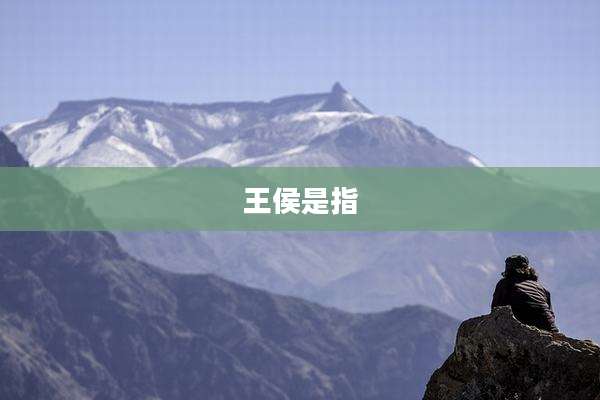 王侯是指