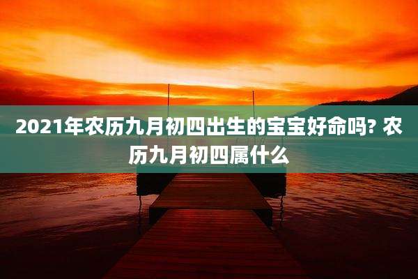 2021年农历九月初四出生的宝宝好命吗? 农历九月初四属什么
