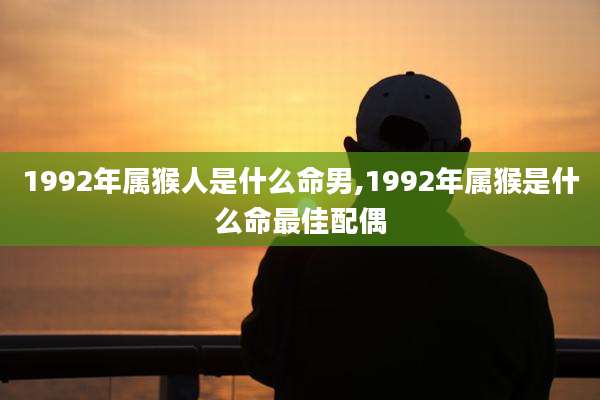 1992年属猴人是什么命男,1992年属猴是什么命最佳配偶