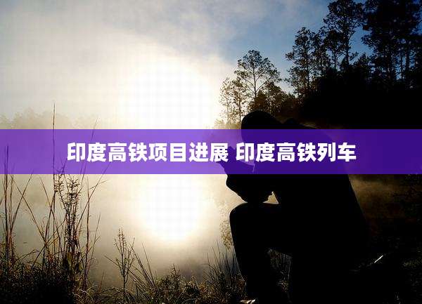 印度高铁项目进展 印度高铁列车