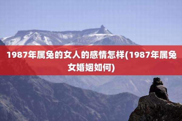 1987年属兔的女人的感情怎样(1987年属兔女婚姻如何)