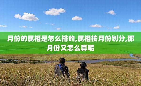 月份的属相是怎么排的,属相按月份划分,那月份又怎么算呢