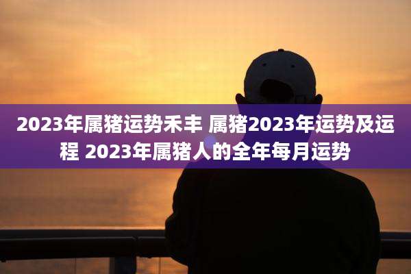 2023年属猪运势禾丰 属猪2023年运势及运程 2023年属猪人的全年每月运势