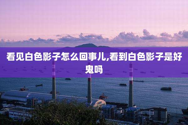 看见白色影子怎么回事儿,看到白色影子是好鬼吗
