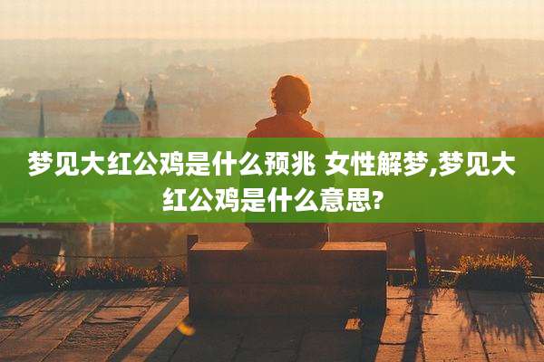 梦见大红公鸡是什么预兆 女性解梦,梦见大红公鸡是什么意思?