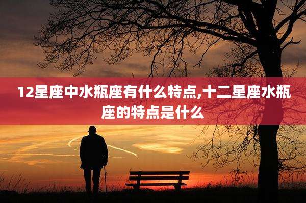 12星座中水瓶座有什么特点,十二星座水瓶座的特点是什么