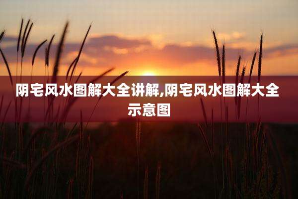 阴宅风水图解大全讲解,阴宅风水图解大全 示意图